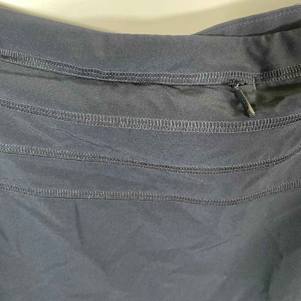 Athleta All Day Skort Jupe Womens 14 Blue Athleisure Tennis Golf Pickleball - Picture 2 of 7